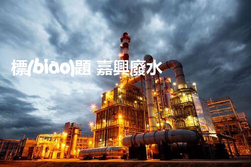 標(biāo)題 嘉興廢水處理廠家：解密行業(yè)隱形冠軍？
